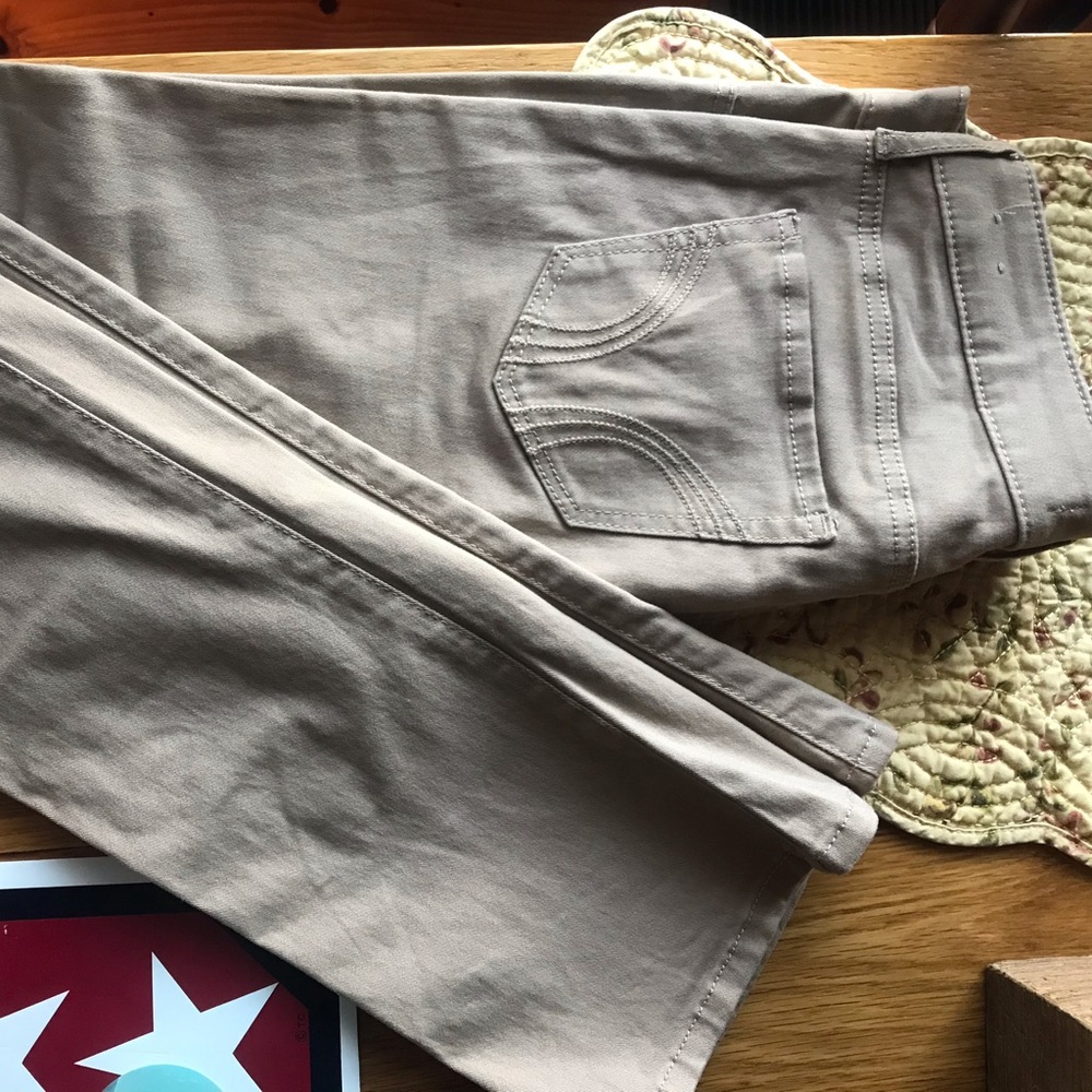 Tan jeans hollister